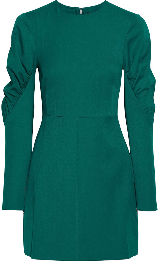 tibi green dress