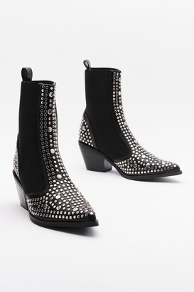 nasty gal black and white boots