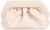 Thumbnail for your product : Themoire Bios Croc Embossed Faux Leather Clutch