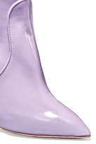 Thumbnail for your product : Petar Petrov Solar Patent-leather Ankle Boots - Lilac