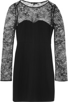 Thumbnail for your product : Maje Deraphine lace-paneled jersey dress