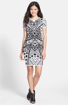 Thumbnail for your product : Charlie Jade Geo Knit Body-Con Dress