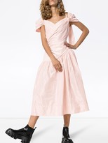 Thumbnail for your product : Simone Rocha Taffeta Gathered Dress