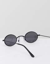 Thumbnail for your product : Jeepers Peepers small round sunglasses in black