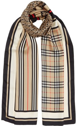 Burberry Stripe Scarf | Shop The Largest Collection | ShopStyle