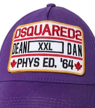 DSQUARED2 Phys Ed. Patch Cotton Gabardine Hat