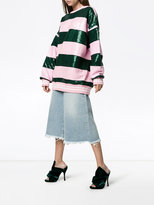 Thumbnail for your product : Ashish Striped Sequin Embellished Sweatshirt