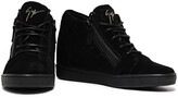 Thumbnail for your product : Giuseppe Zanotti Ilean Suede Wedge Sneakers