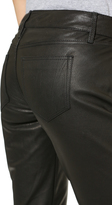 Thumbnail for your product : Paige Denim 1776 Paige Denim Jimmy Jimmy Crop Leather Pants