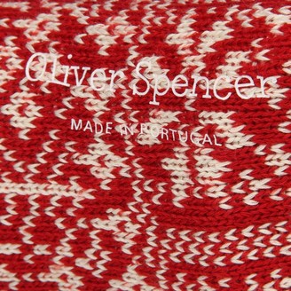 Oliver Spencer Socks Fairisle OSA417 Red/Omeal