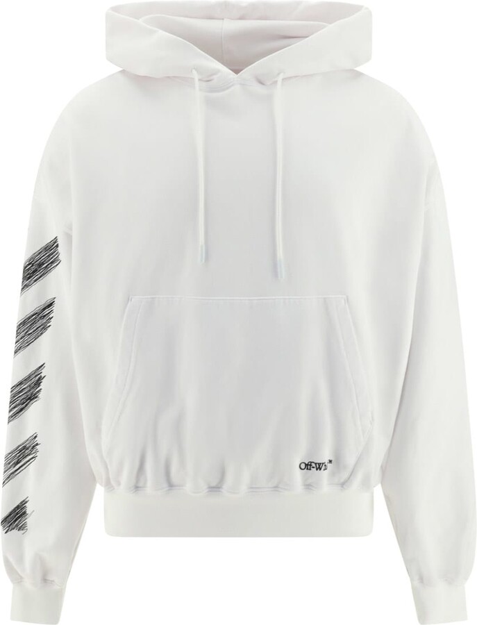 Off-White Scribble Diag Hoodie - ShopStyle