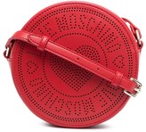 Thumbnail for your product : Love Moschino Perforated Logo Faux Leather Crossbody Bag