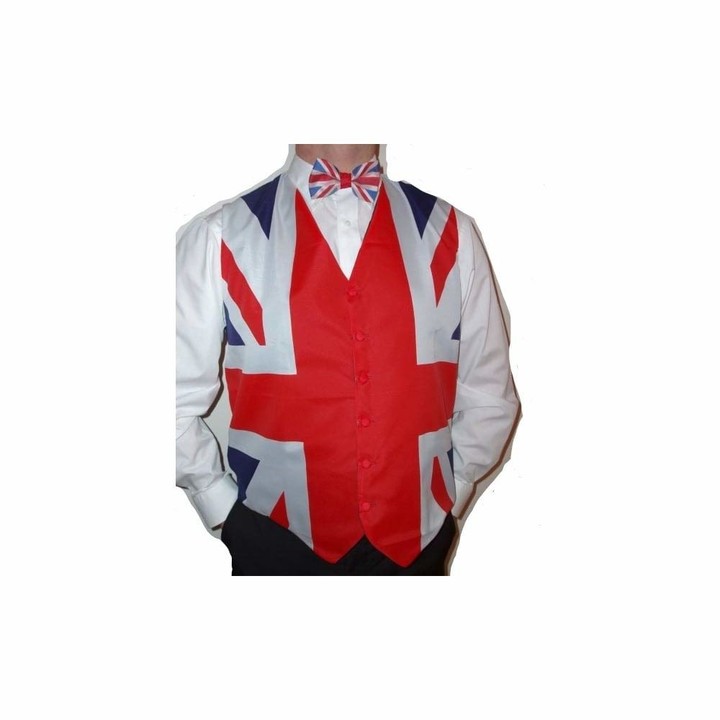 mens union jack tie