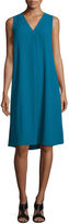 Thumbnail for your product : Eileen Fisher Sleeveless V-Neck Shift Dress
