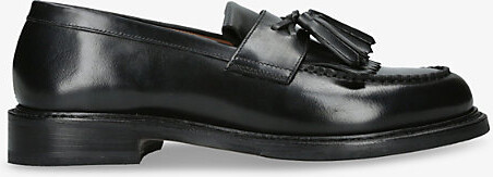 Grenson Mens Black Morven Leather Shoes Eur 41 / 7 Uk Men