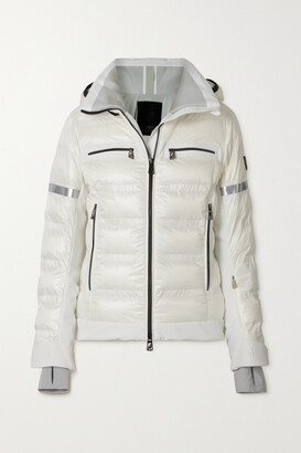 Toni Sailer Yoko Hooded Quilted Padded Ripstop Ski Jacket - White - FR34