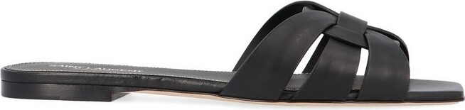 Saint Laurent Tribute Slip-On Sandals