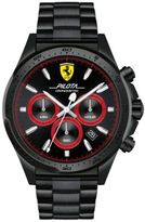Thumbnail for your product : Ferrari Men's Chronograph Pilota Black Stainless Steel Bracelet Watch 45mm 0830390