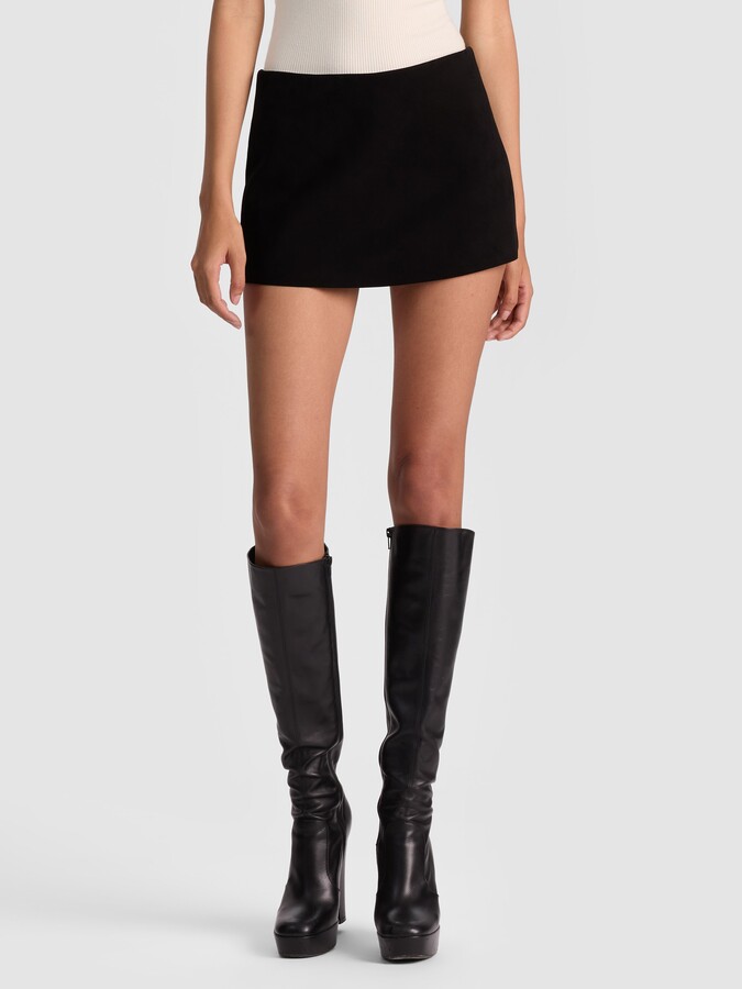 Mace Suede Mini Skort
