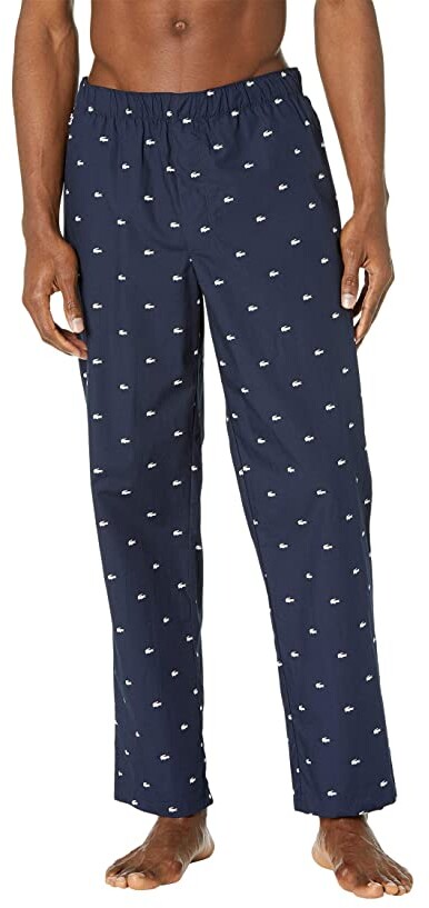Lacoste All Over Print Croc Pajama Pants - ShopStyle