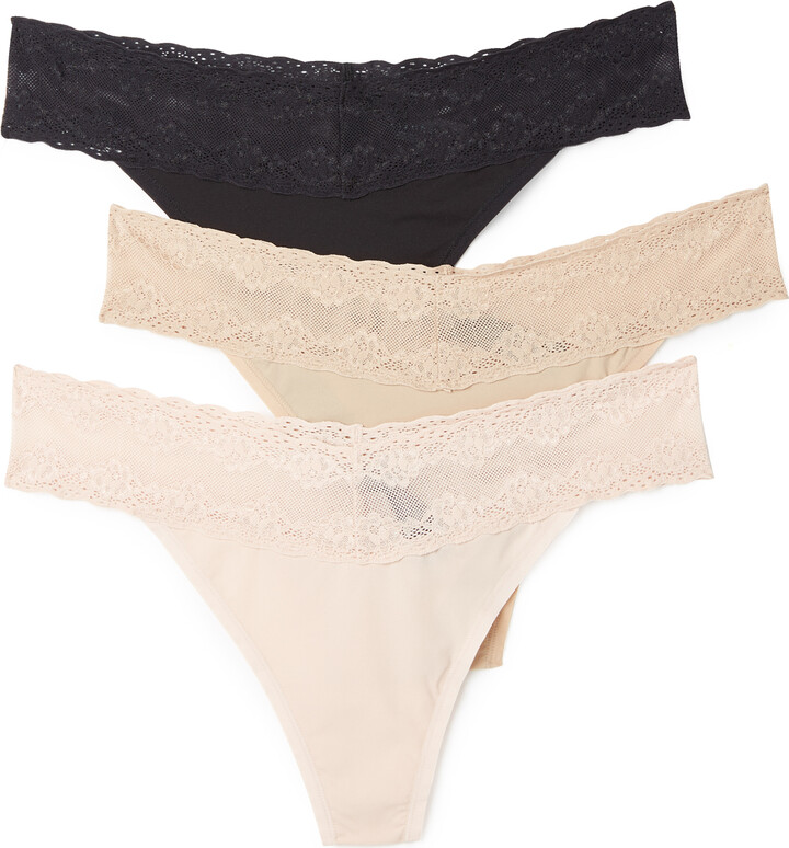 Natori Bliss Perfection Thong 3 Pack