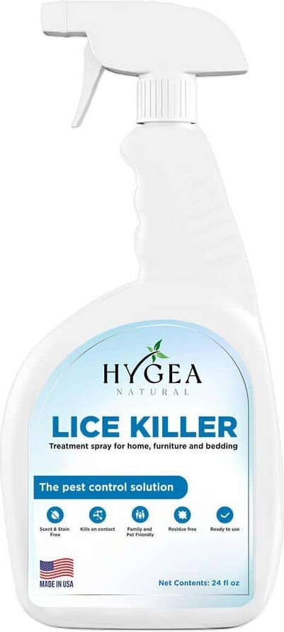Lice Spray for Furniture and Bedding 24 oz. Ready to Use,Non Toxic,Odorless,Stain Free, Child and Pet Safe Insect Killer