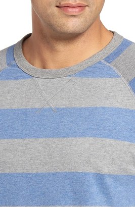 Daniel Buchler Men's Stripe Sweatshirt