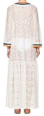 Missoni Mare Women's Crochet Maxi Caftan-White Multi