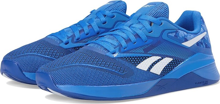 Reebok Nano X4 Shoes Kinetic Blue/Boundless Blue/Moon : Men's 10.5 - Women's 12 Medium, Synthetic