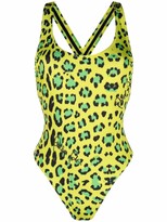 Thumbnail for your product : Philipp Plein Leopard-Print Swimsuit