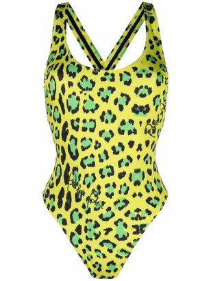 Philipp Plein Leopard-Print Swimsuit