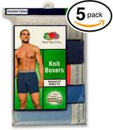 Thumbnail for your product : Fruit of the Loom Men's Soft Stretch-Knit Boxer (Pack of 5) (XXX-Large, )