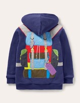 Thumbnail for your product : Shaggy-lined Appliqué Hoodie