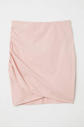 H&M Draped Skirt - Gray - Women