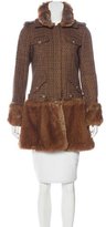 Thumbnail for your product : Chanel Tweed Fantasy Fur Coat