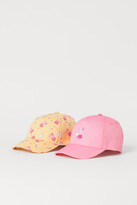 Thumbnail for your product : H&M 2-Pack Printed Twill Caps