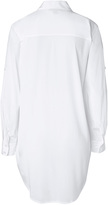 Thumbnail for your product : DKNY Stretch Silk Shirt with Pockets
