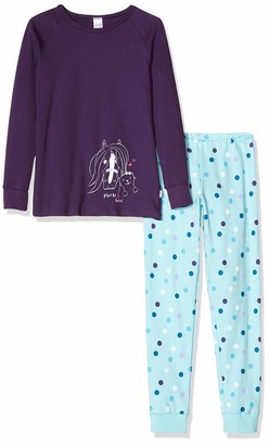 Schiesser Girls' Ponyhof Md Anzug Lang Pyjama Sets