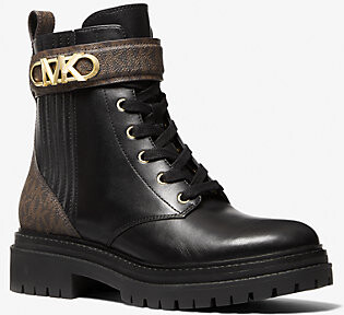 Leather Boots Ankle Boots Mk Shoes Boots MICHAEL Michael Kors