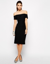 Thumbnail for your product : Love Textured Rib Off Shoulder Body-Conscious Dress