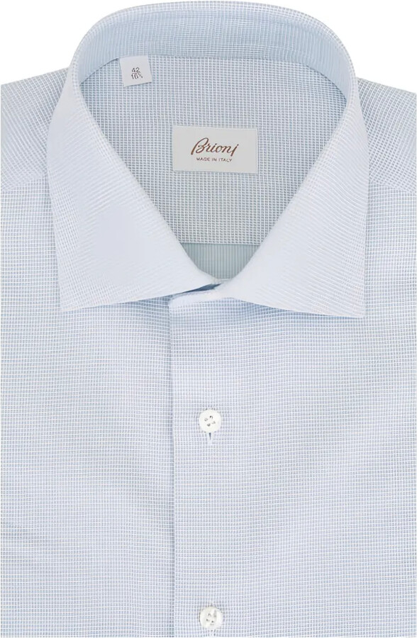 Brioni Patterned Textured Shirt