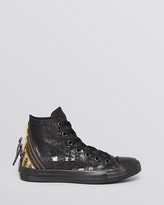 Thumbnail for your product : Converse Lace Up High Top Sneakers - Zip Trip Animal