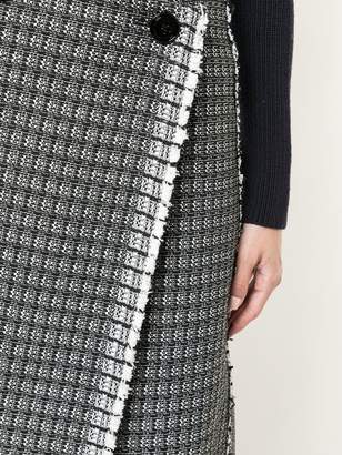 Schumacher Dorothee checkered wrap skirt