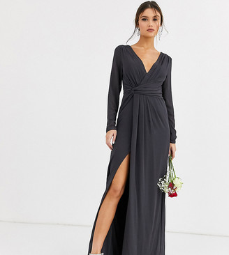 knotted maxi dress