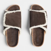 Thumbnail for your product : James Perse Men's Suede Shearling Sandal