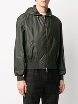 Thumbnail for your product : Giorgio Armani Zipped Hooded Jacket