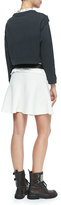 Thumbnail for your product : Brunello Cucinelli Sleeveless Satin Back-Zip Top