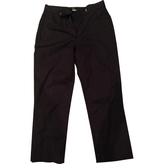 Thumbnail for your product : DKNY Black Cotton Trousers