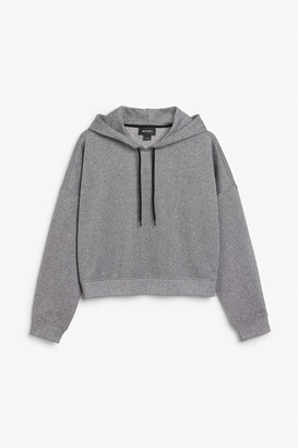 Monki Cropped hoodie