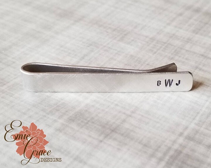 etsy custom tie clip